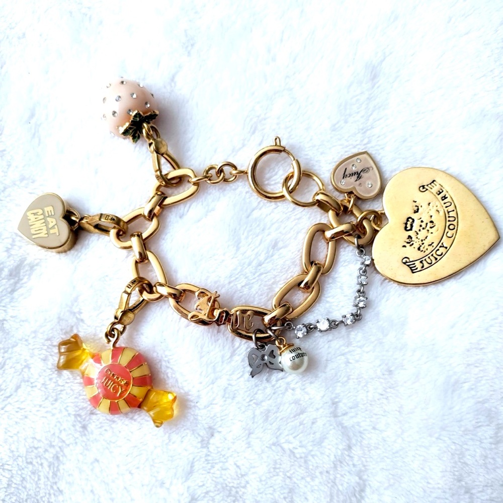 Juicy Couture Charm Bracelet Juicy Couture Charms Gold Juicy Couture Lot